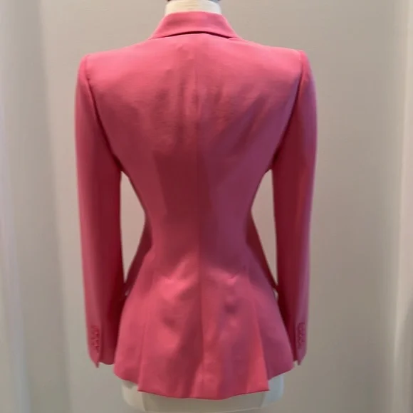 Alexander McQueen Hot Pink Blazer - Picture 3 of 5